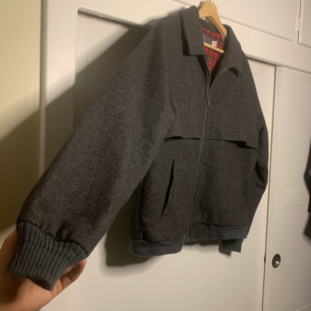 VINTAGE Pendleton Virgin Wool bomber jacket